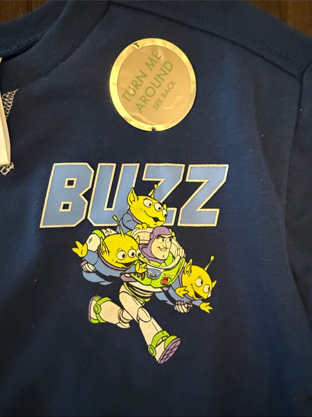 NWT Toy Story Buzz Blue Kids Sweatpants Set - Crewneck Top & Jogger Bottoms - Picture 2 of 9